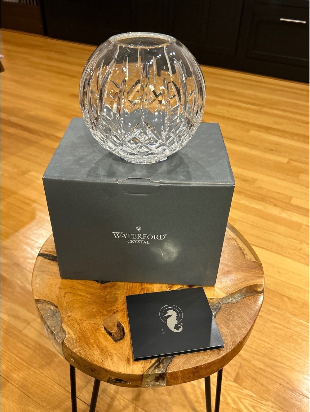 Waterford Lismore Rose Bowl Vase 6 Inch Crystal